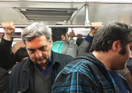 استفاده شهردار تهران از مترو