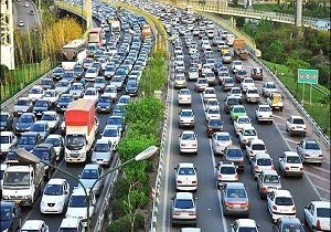 ترافیک سنگین در معابر مرکزی تهران برای امروز پیش بینی می شود