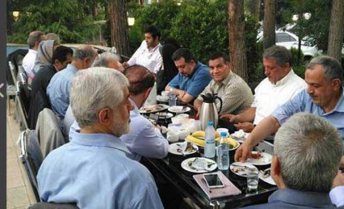عکس از جلسات خصوصی احمد مسجد جامعی با اعضای شورای شهر سابق