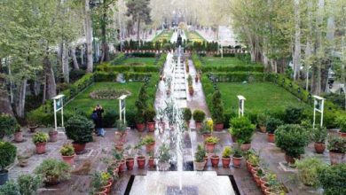 بوستان باغ ایرانی ده ونک زیبا ترین باغ تهران