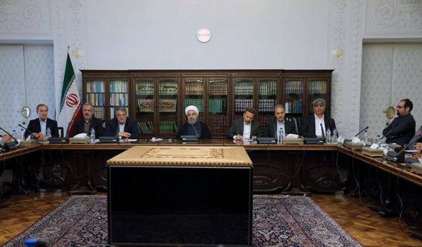 دیدار دکتر ابراهیم امینی و اعضای شورای شهر تهران با حسن روحانی رییس جمهور