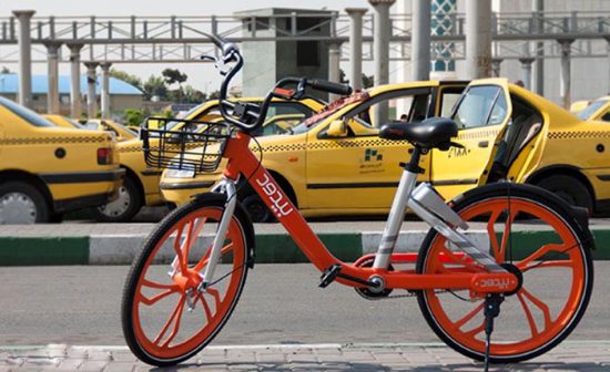 ورود دوچرخه های نارنجی به شهر تهران