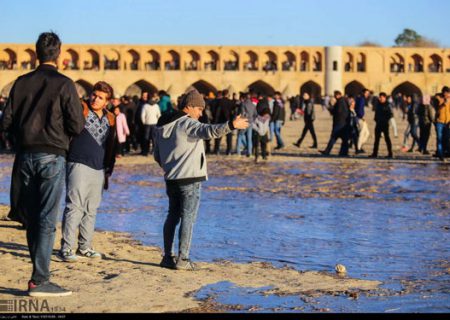 بازگشایی آب به رودخانه زاینده رود در اصفهان/گزارش تصویری