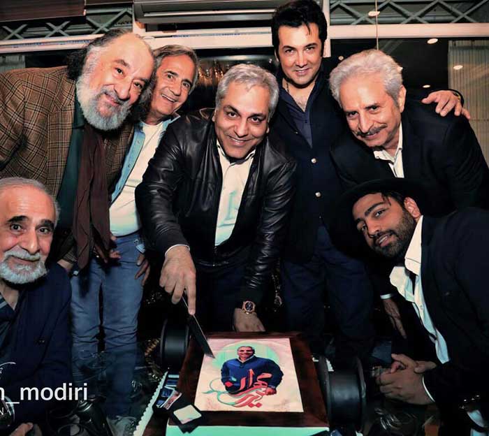  کیک تولد ۵۱ سالگی مهران مدیری