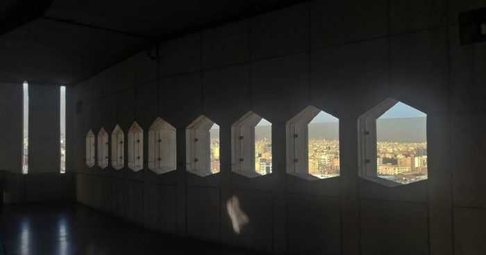 نمای تهران از بام برج آزادی تهران