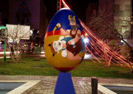 استقبال از بهار با تخم مرغ‌های نوروزی/گزارش تصویری