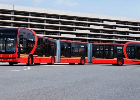درازترین اتوبوس برقی دنیا با ظرفیت ۲۵۰مسافر