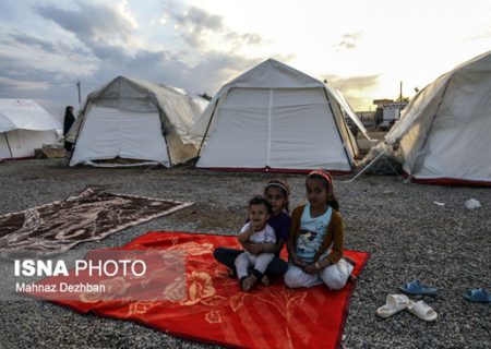 اردوگاه سیل‌زدگان شعیبیه در خوزستان/گزارش تصویری