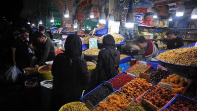 آجیل فروش های بازار تهران