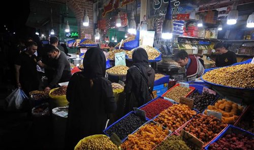 آجیل فروش های بازار تهران