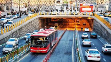 نقشه بی آر تی تهران 141