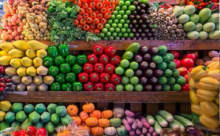نقشه بازارهای میوه و تره بار میدان تهرانسر