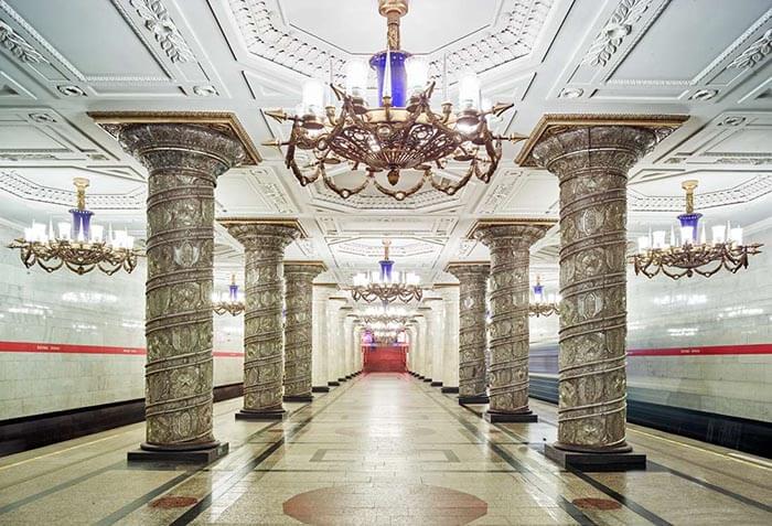 ایستگاه های قطار زیر زمینی مسکو