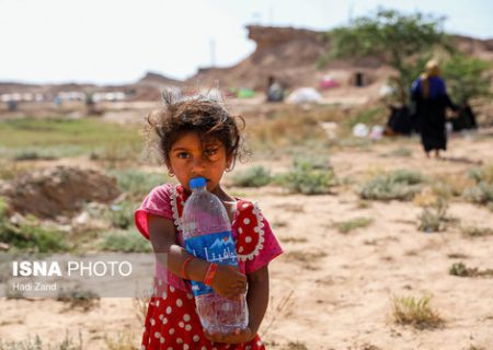 کودکان سیل‌زده حمیدیه خوزستان/گزارش تصویری