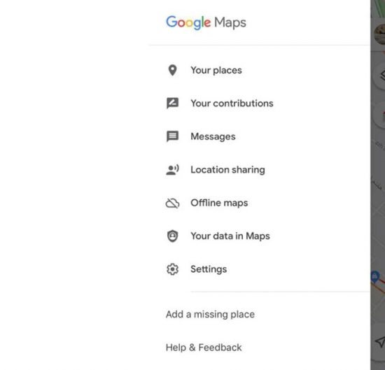 گوگل مپ در آیفون
