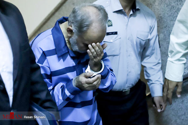 نجفی در دادگاه رسیدگی به پرونده قتل میترا استاد/گزارش تصویری