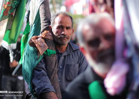 مراسم سنتی علم‌بندان در بیرجند/ گزارش تصویری