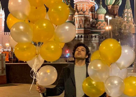 جشن ۴۰ سالگی اشکان خطیبی در مسکو