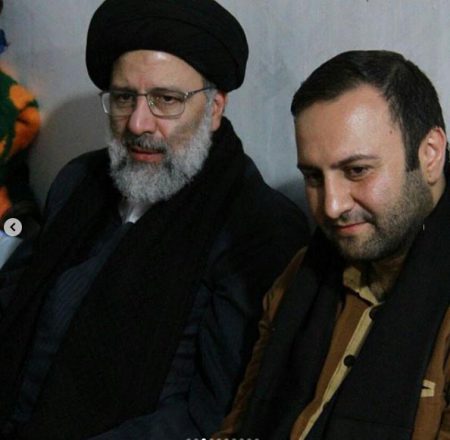 محسن پیرهادی در کنار رئیسی