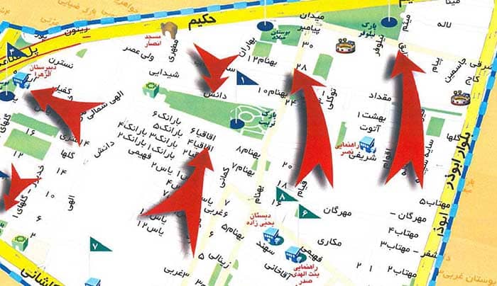 مراکز امن شهرداری منطقه ۵ تهران