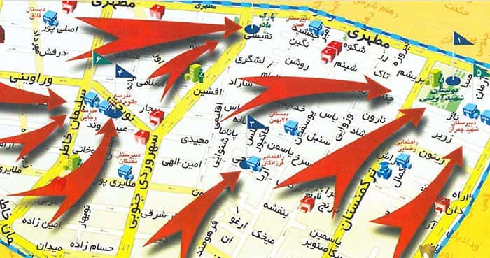 آدرس مراکز تخلیه