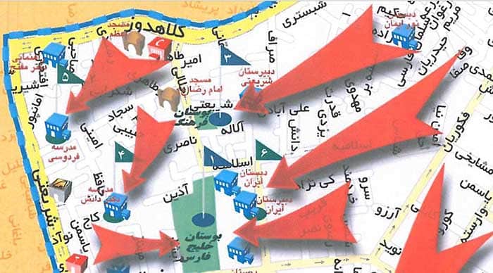 آدرس کلیه مراکز تخلیه اضطراری امن منطقه ۳ شهرداری تهران
