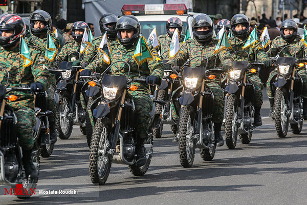 رژه موتورسواران نیرو‌های مسلح در تهران/گزارش تصویری  