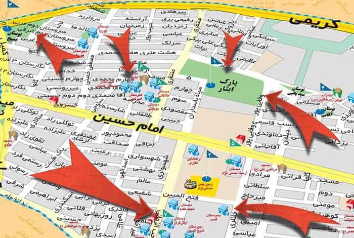 آدرس مراکز تخلیه امن اضطراری در محدوده شهرداری منطقه ۲۰
