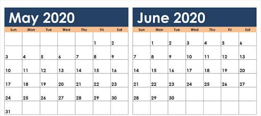 روزهای جهانی در تقویم خرداد ۹۹ (May – June  2020)