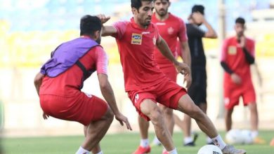 تمرین سرحال پرسپولیسی‌ها