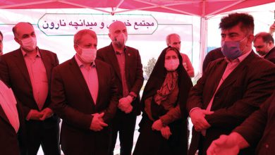 کلنگ مجتمع خدماتی و میدانچه نارون