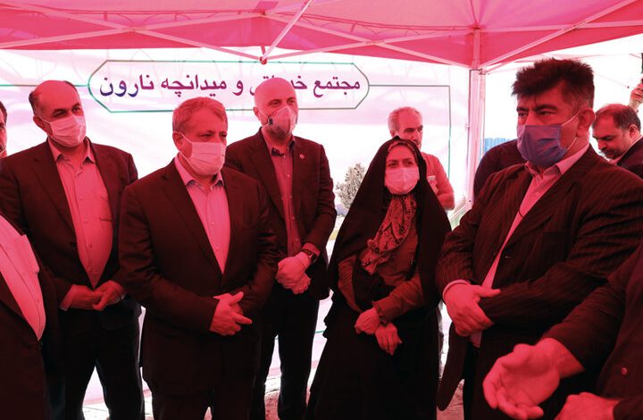 کلنگ مجتمع خدماتی و میدانچه نارون