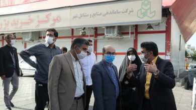 علی اعطا در بازدید از منطقه ۱۵ و روزبازار خاوران