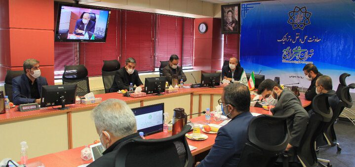 نشست مشترک معاون حمل ونقل ترافیک و قرارگاه خاتم الانبیاء