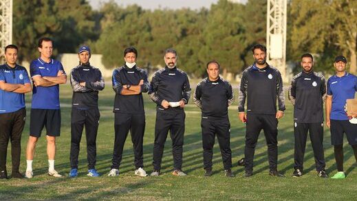 فکری و اعضای کادر فنی استقلال