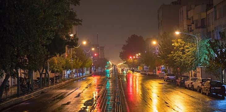 تردد شبانه در تهران