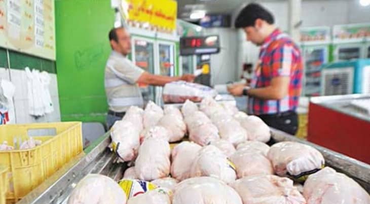 قیمت مرغ در میادین تهران