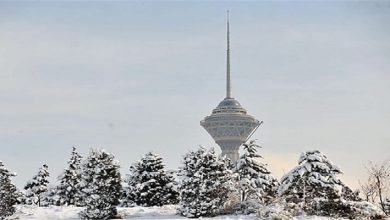 برف در تهران