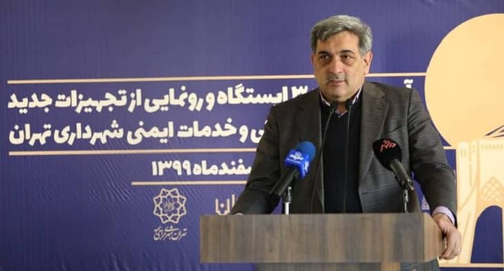 بهره برداری و رونمایی از تجهیزات و ایستگاه های جدید سازمان آتش نشانی حناچی