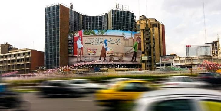 ساماندهی تابلوهای طولانی‌ترین خیابان خاورمیانه / پروژه ولی‌عصر در پایتخت کلید خورد