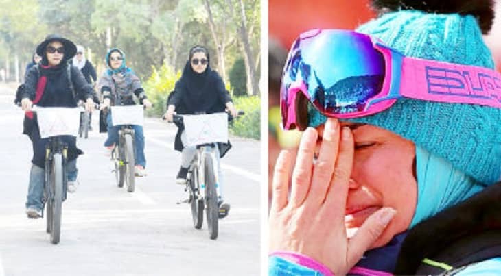ممنوع‌ الخروجی زنان معضل است نه دوچرخه‌سواری