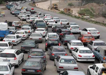 ۱۷ شهریور – ترافیک سنگین در محور هراز