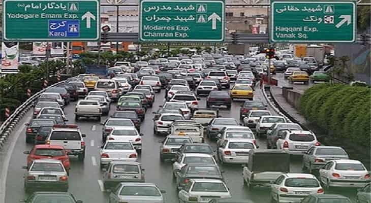 کنترل ترافیک پلیس راهور تهران بزرگ-