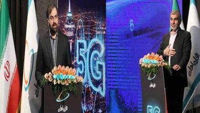 افتتاح سایت ۵G همراه اول مجموعه باغ کتاب تهران نیکزاد