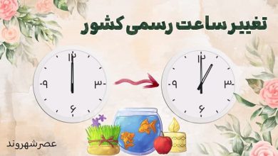 ساعت ۲۴ یکم فروردین ماه ۱۴۰۰