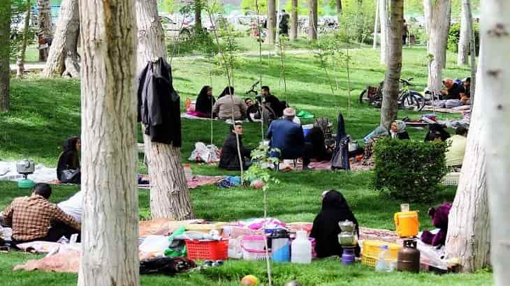 سیزده بدر در تهران