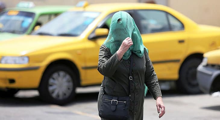 دمای تهران گرما