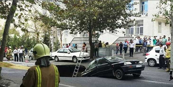 فرونشست در تهران