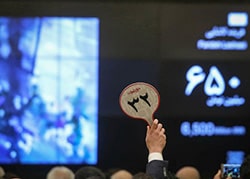 این تابلو در حراج تهران ۵.۲ میلیارد قیمت خورد