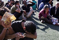 ۲ هزار و ۶۵۷ معتاد متجاهر در تهران جمع‌آوری شدند